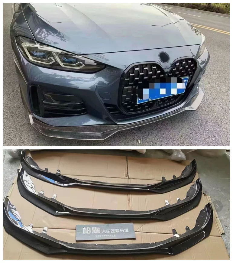 

High Quality Real Carbon Fiber Bumper Front Lip Fits For BMW 4 Series G22 G23