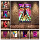 Картина на холсте с изображением влюбленной женщины, абстрактная картина для спальни, гостиной, домашний декор, постеры с комиксами