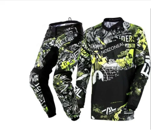 2019 NOIZONEAL Джерси для езды на горном велосипеде штаны костюм мотокросса комплект из