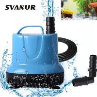 svanur 15w 25w 40w 60w submersible water pump bottom suction pump for filter clean fish tank pond aquariums hydroponics fountain