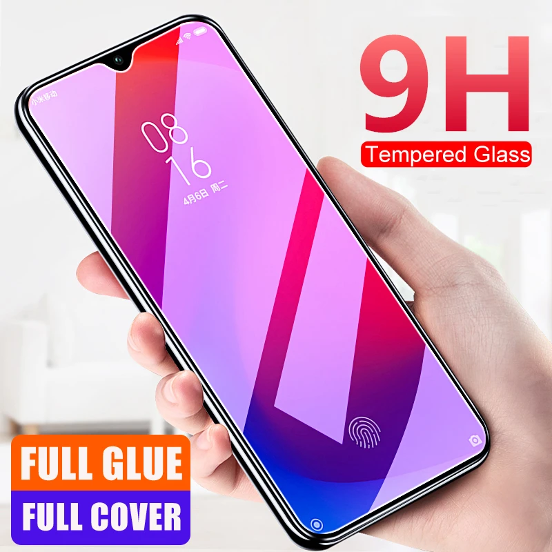 Защитное стекло 9H для экрана Xiaomi mi 9 SE CC9 CC9E A3 Lite для красного mi 7 Note 7 8 Pro с полным покрытием