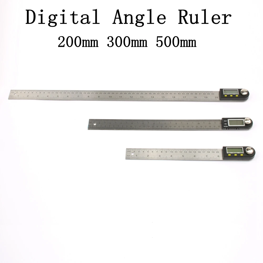 Цифровой измеритель из нержавеющей стали 300 мм 12 дюймов инклинометр 500 20 угловая
