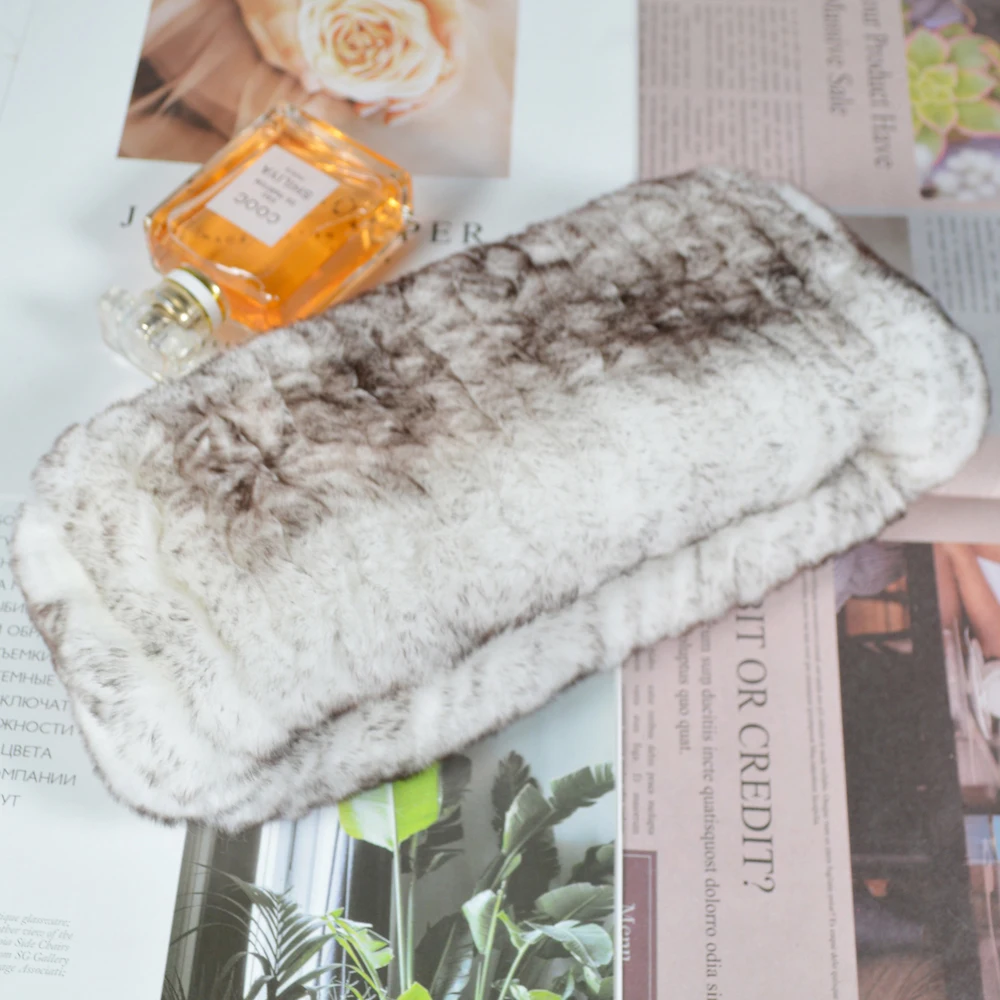 2020 зимний женский натуральный Рекс кроличий меховой шарф Теплый Хорошие