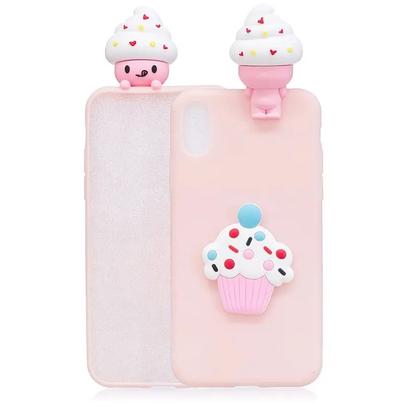 5 Для Coque iPhone X iPhone 5 5S se чехол 3D панда кактус силиконовый чехол для Funda iPhone 6 6S 7 8 Plus XR XS Max чехол etui - Цвет: 5