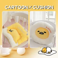 cartoon egg shape cushion plush stuffed chair cushion butt mat bay floor window futon seat pad throw pillows gifts