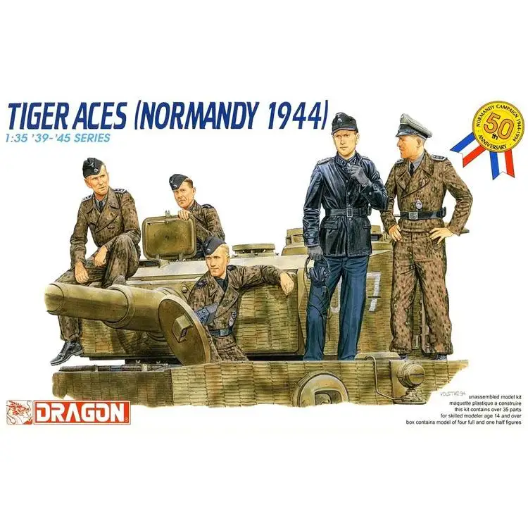 Набор моделей Dragon 1/35 6028 Tiger Aces Нормандия 1944 |
