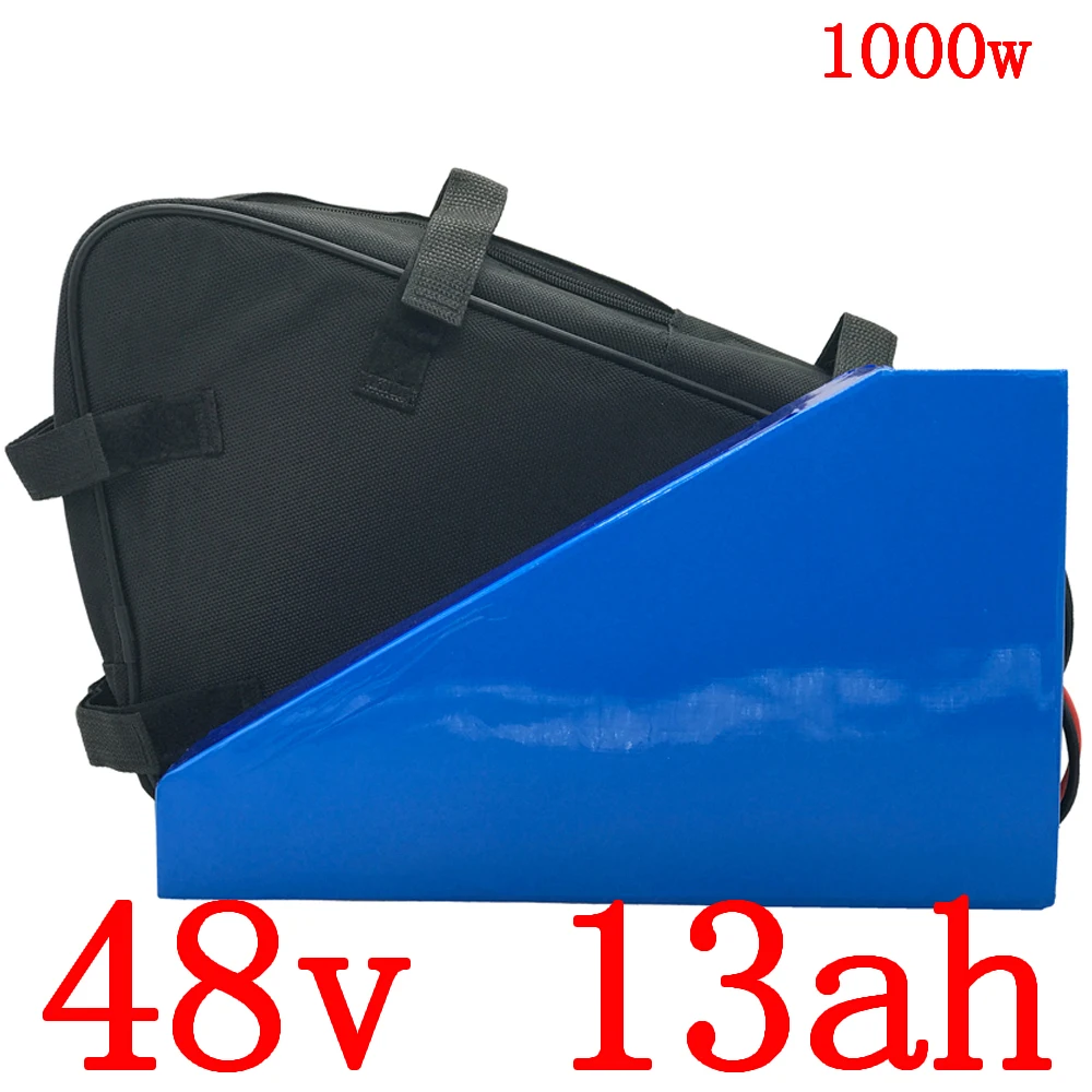 

48V battery pack 48V 13Ah electric bicycle battery 48V Lithium battery for 48V 250W 500W 750W 1000W ebike motor with 2A charger