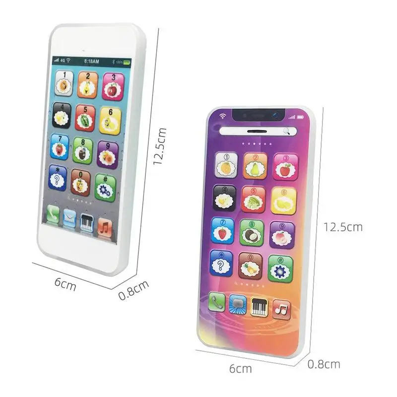 

Kids Smart Touch Screen Russia Language Learning Simulation Multi-function Children Early Toy Toy Education Phone Mobile M1N3