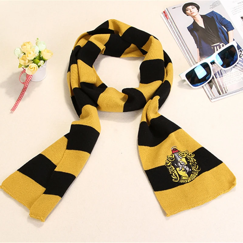 scarf Ravenclaw Толстовка Косплей Слизерин форменная Толстовка костюм Hufflepuff джемпер шарф Гриффиндор джемпер свитер Гермиона Грейнджер - Цвет: scarf
