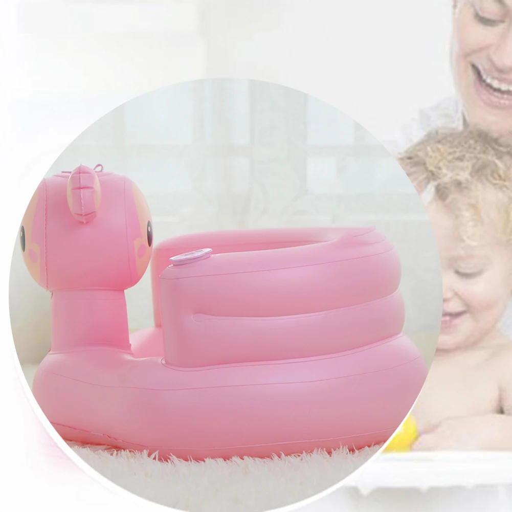 Детское надувное кресло стул для обучения ванной многофункциональный