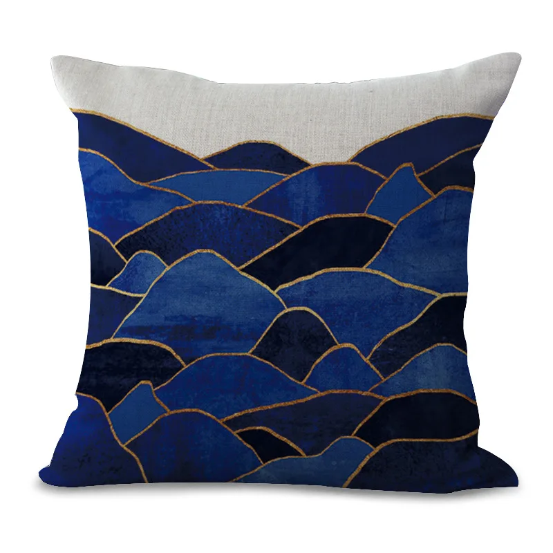 

Colorful Geometric Pattern Cotton Linen Throw Pillow Cushion Cover Car Home Sofa Decorative Pillowcase Accessories 2020 New