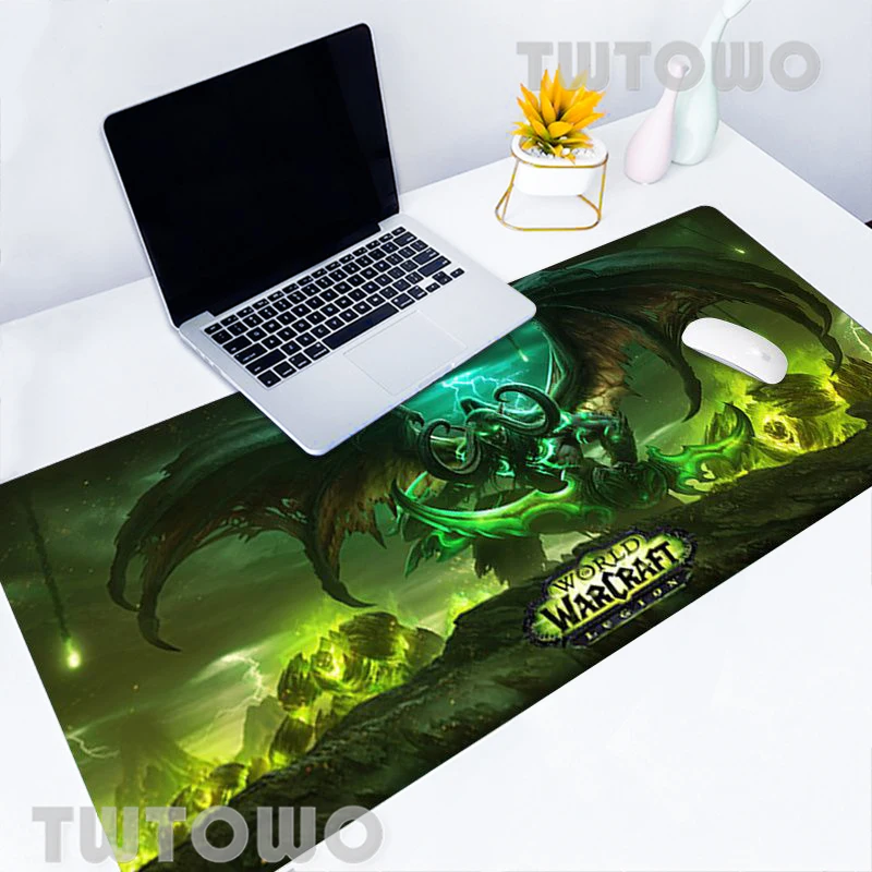 

Коврик для мыши World Of Warcraft, большой Настольный коврик для мыши из натурального каучука, Настольный коврик для мыши