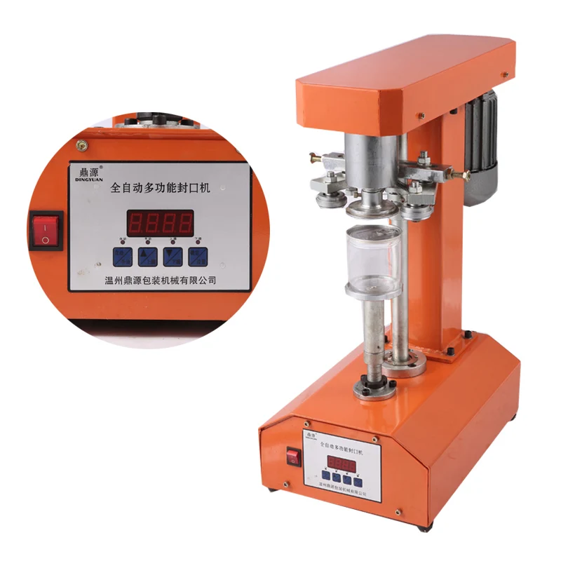Полуавтоматическая машина для Запечатывания Банок Машина Для из ПЭТ-пластика