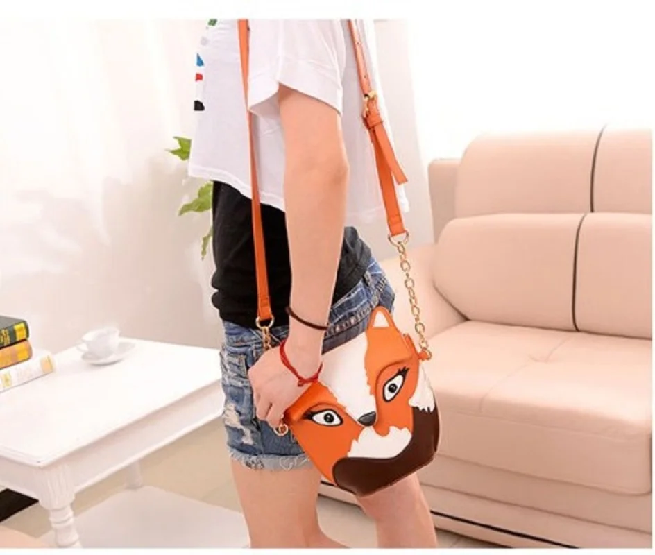 Женская наплечная сумка с принтом совы красивая популярная через плечо милый