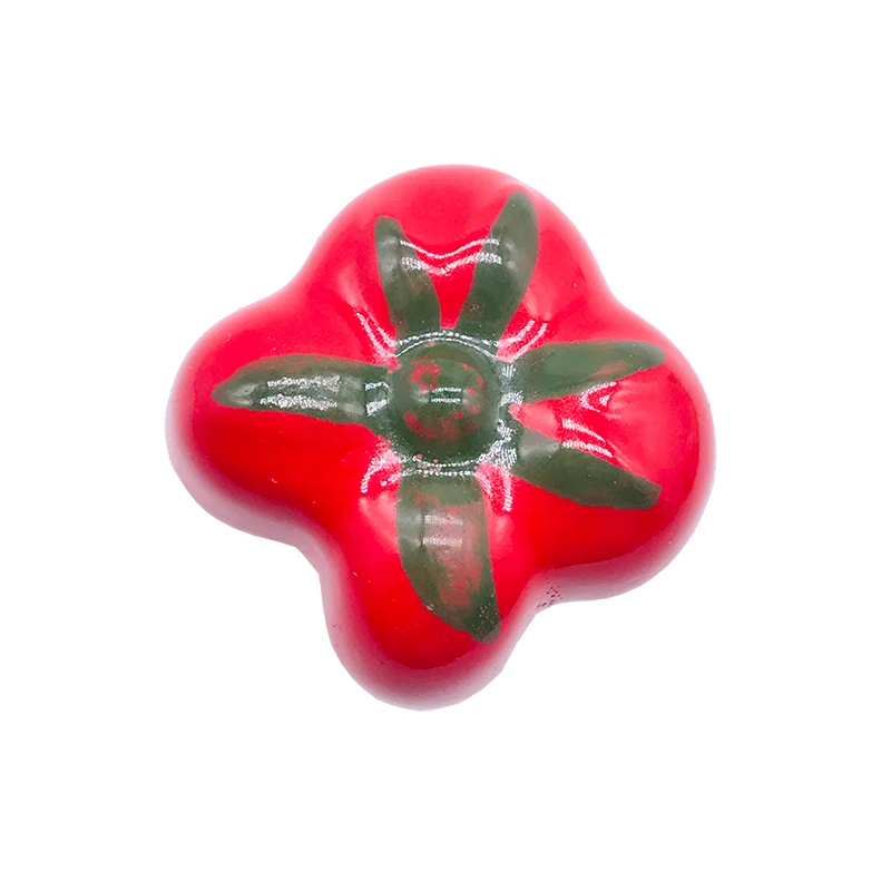1 шт. красная керамическая ручка в форме тыквы/Чили для детской комнаты милые