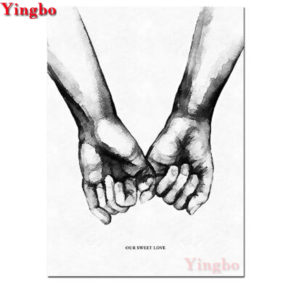 Настенная художественная черно белая ручная Алмазная картина вышивка крестиком