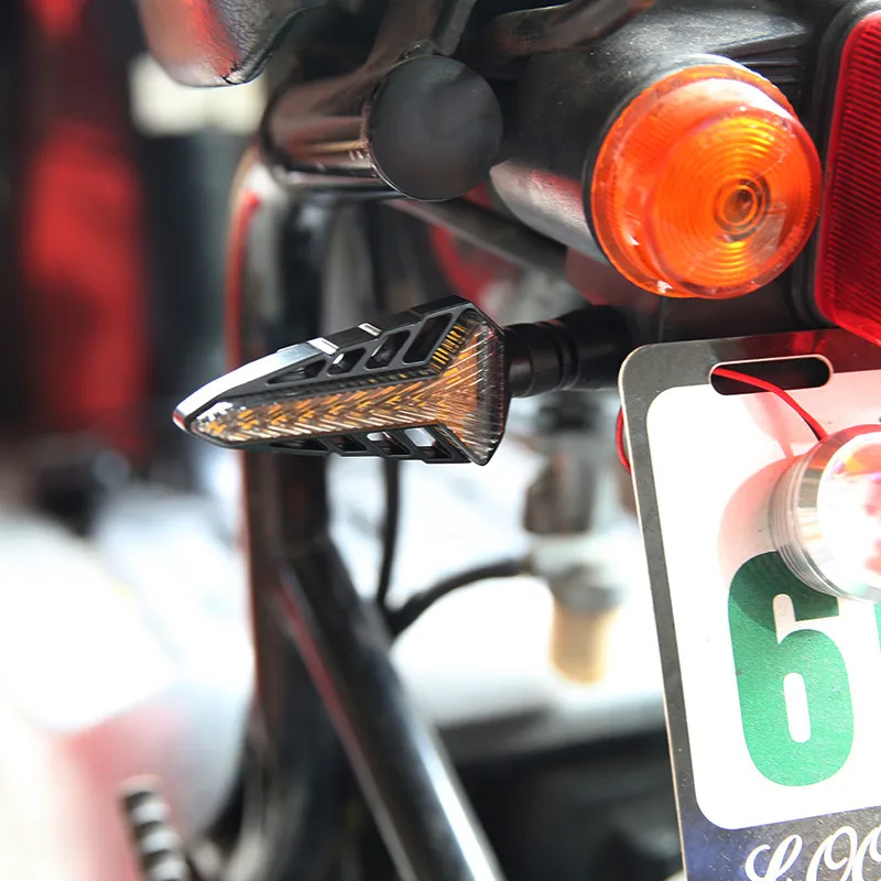 Цветная подсветка красный желтый синий белый гоночный сигнал поворота для