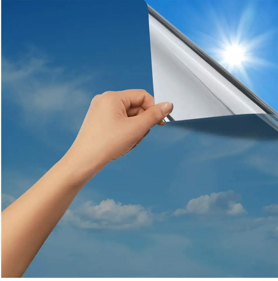 Односторонняя оконная пленка с зеркальным эффектом тонировочное покрытие для