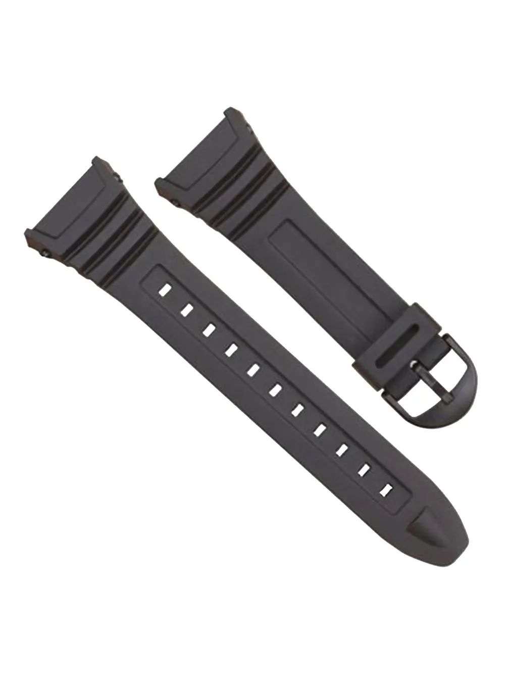 

Silicone Watch Band Stainless Steel Pin Buckle Watchband for Casio W-96H