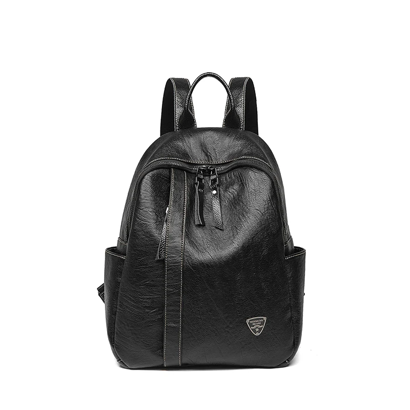 Рюкзак женский из вощеной кожи с защитой от кражи|Мужские рюкзаки| |