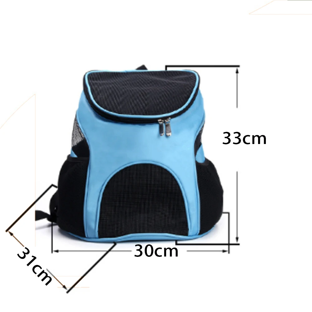 Дышащий рюкзак для собак Портативный молнии из сетчатого материала с рисунком