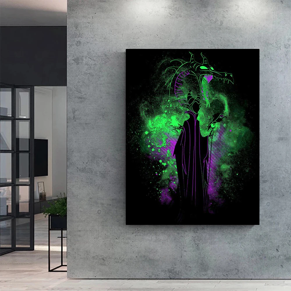 Алмазная живопись полная вышивка квадратная/Искусственная Бриллиантовая ведьма