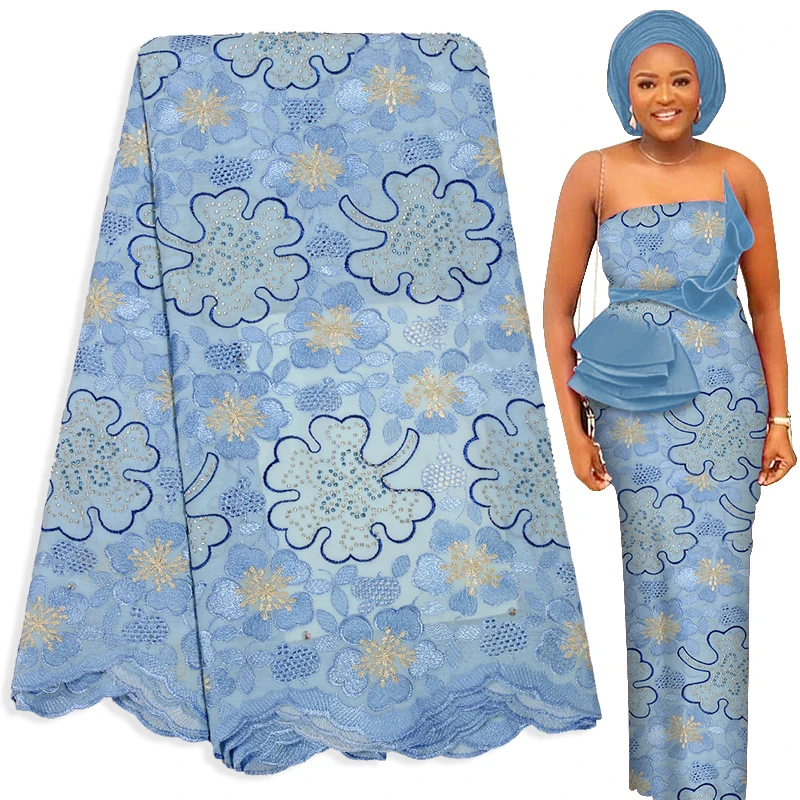 Ткань, новинка 100%, фототкань, нигерийская фототкань, вышивка, африканская кружевная ткань, 2,5 ярдов