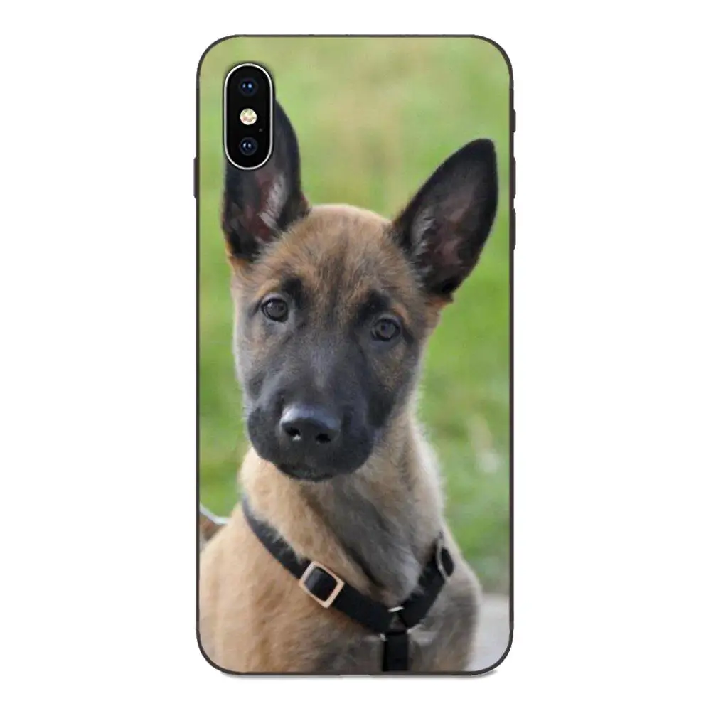as picture Мягкие чехлы Capa Belgian Tervuren Malinois Dog Art для Apple IPhone X XS Max XR 4 4s 5 5S SE 6 6S 7 8 Plus - Цвет: as picture