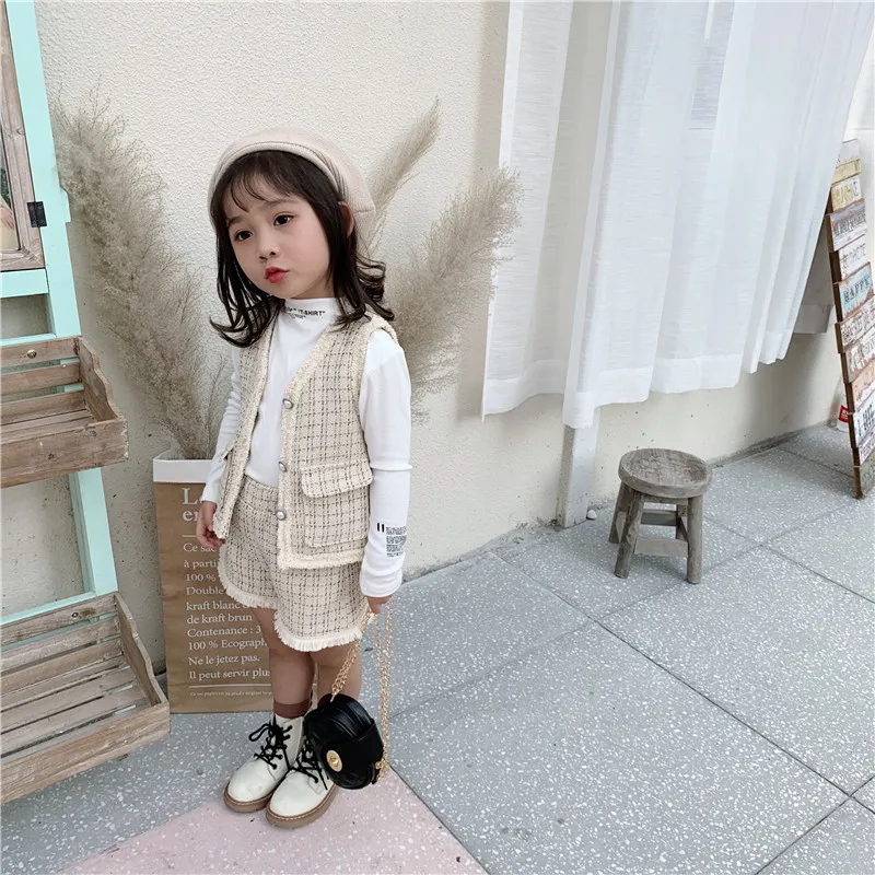 Детский жилет без рукавов с шортами Комплект для малышей комплект из двух