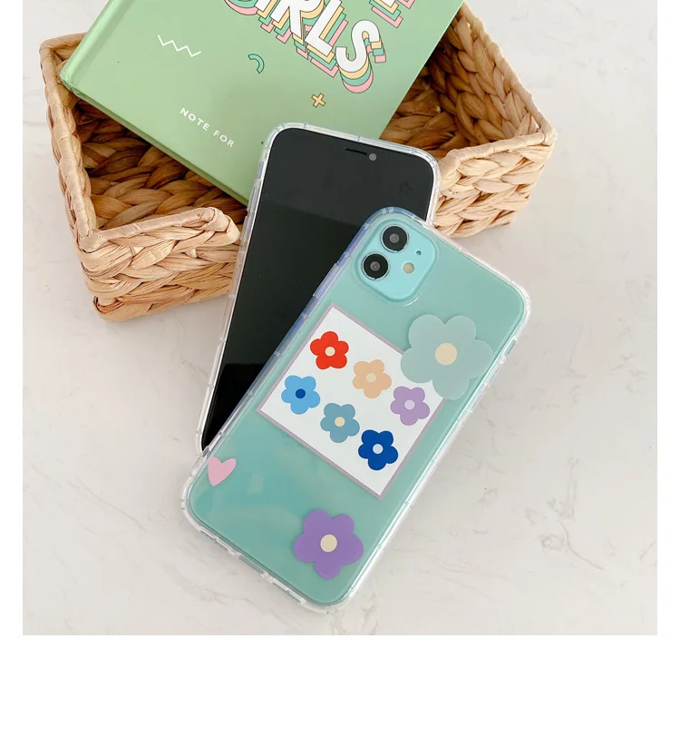 Чехол GlamPhone из ТПУ с цветочным оформлением чехол для iPhoneSE 2 11Pro/Max X XS Max XR мягкий