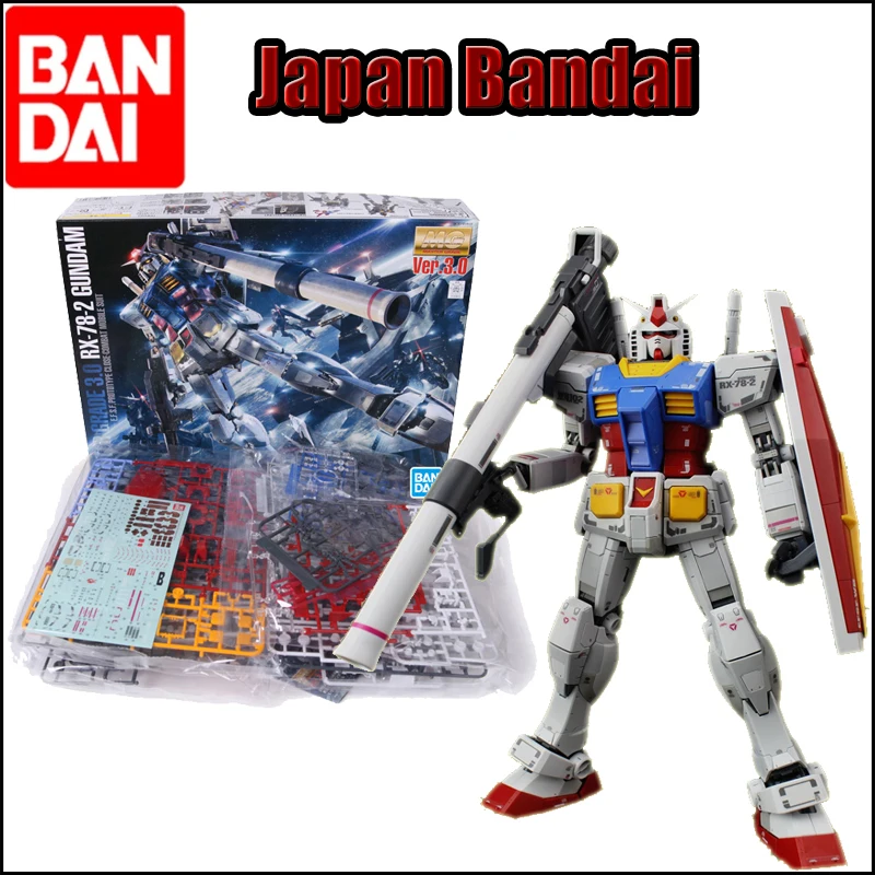 

Ancestor Mobile Suit Gundam Assembly Model MG 1/100 RX-78-2 Ver3.0 Ready Player One Articulated Japanese Animation TOY PVC Model