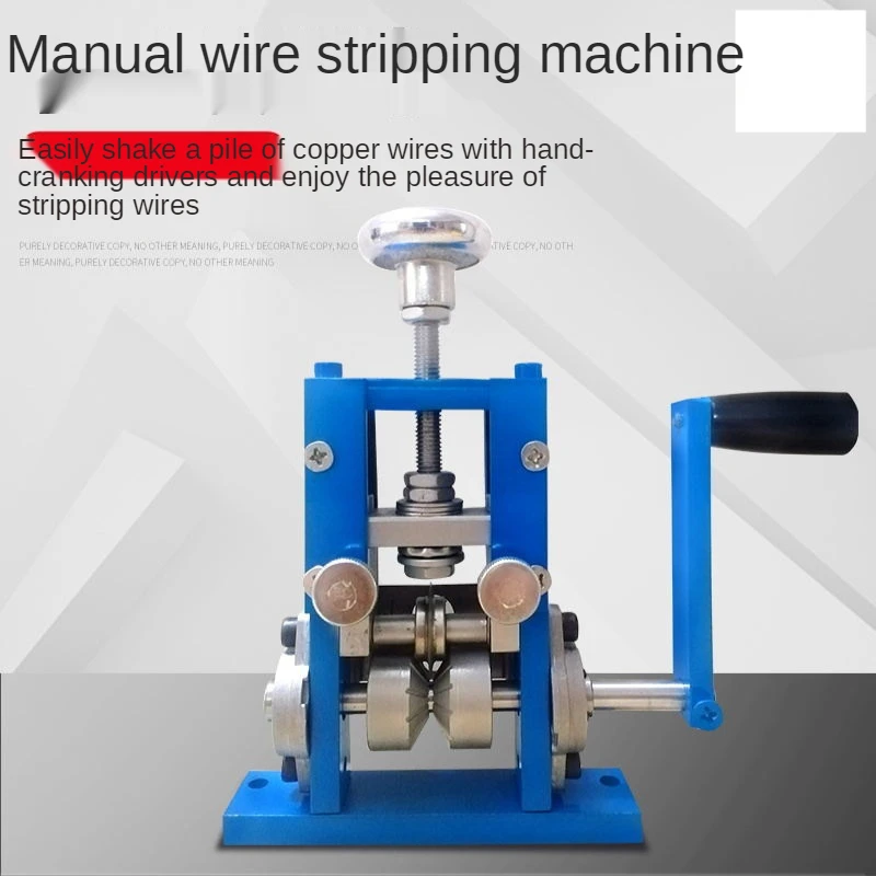 Small Wire Stripping Machine Copper Wire Stripping Tool Hand Pull Wire Stripping Scrap Wire and Cable Peeling Machine