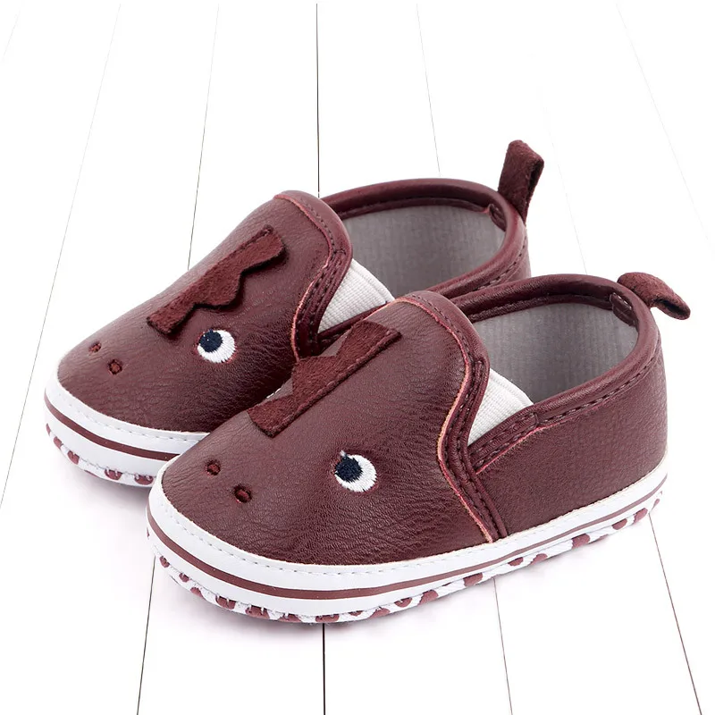 

New 1pair PU Newborn Baby First Walkers Shoes Boy Soft Sole kids bebe Prewalker, Slip-resistant princess Shoes