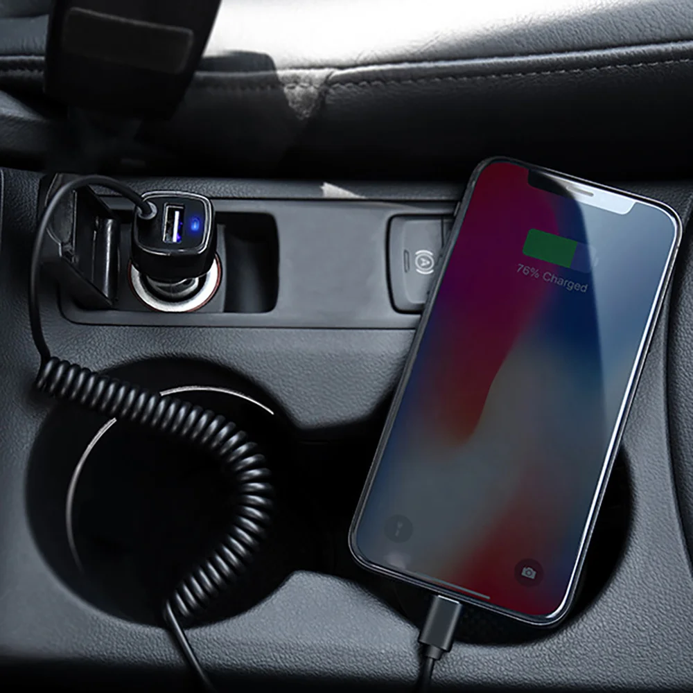 Новое автомобильное быстрое зарядное устройство USB Автомобильное для телефона с