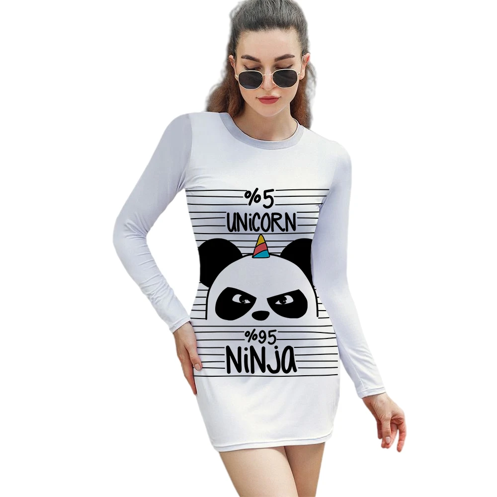 

New Women'S Long-Sleeved Mini Dress Fashion Elegant Chic Ladies Slim Dress Autumn Sexy Tight Mini Dress Ladies Autumn Slim Dress