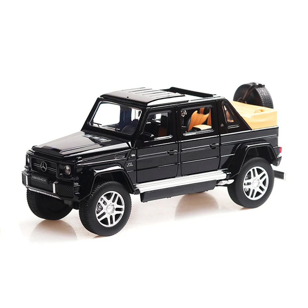 1:32 Новинка Maybach G650 литая модель автомобиля литая под давлением игрушка автомобильный звуковой светильник оттягивающийся автомобиль для мальчиков Детский подарок автомобиль игрушки колесо