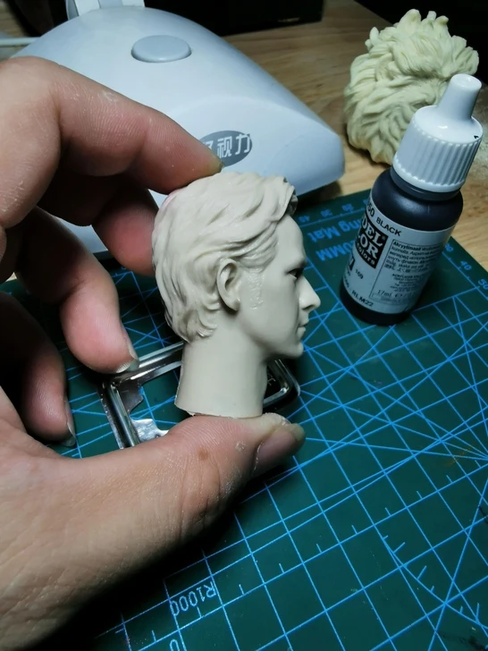 1/6 Scale Old Charles Head X Professor Unpainted Sculpt Young Short Hair Version Model for 12'' Action Figure Body | Игрушки и