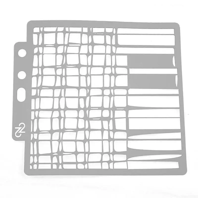 9 шт. многоразовый шаблон для кофе Форма граффити трафареты DIY живопись Домашний