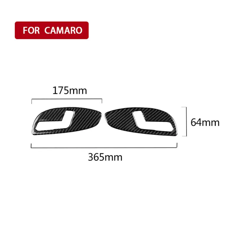 

2pcs Stickers Seat Panel Trim Decor For Chevrolet Camaro Brand Pop High Quality