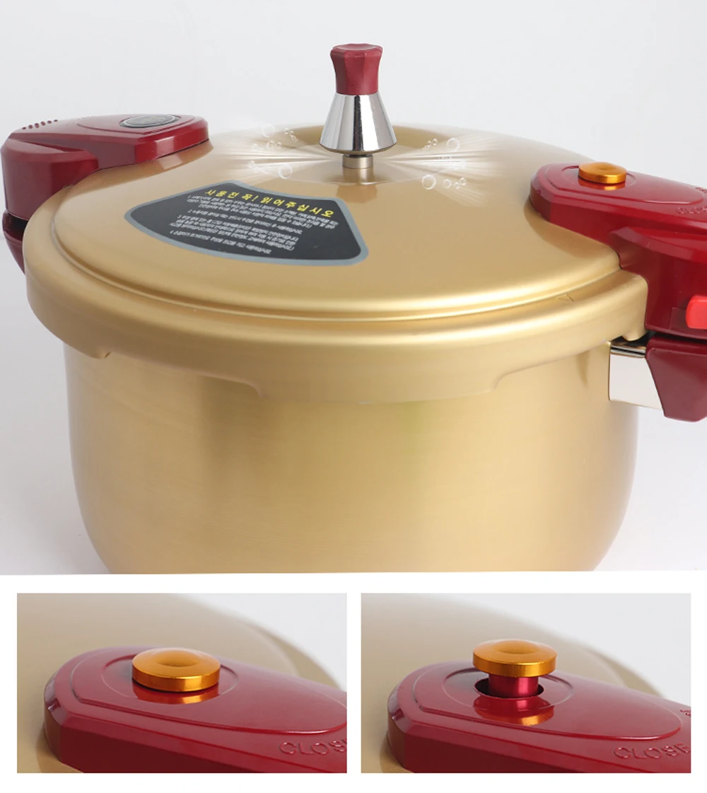 Pressure cooker Stainless steel explosion-proof soup pot cooking set steamer kitchen cookware induction Casserole pan | Дом и сад