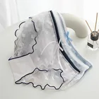 Трусы женские кружевные, хлопковые, дышащие, в горошек