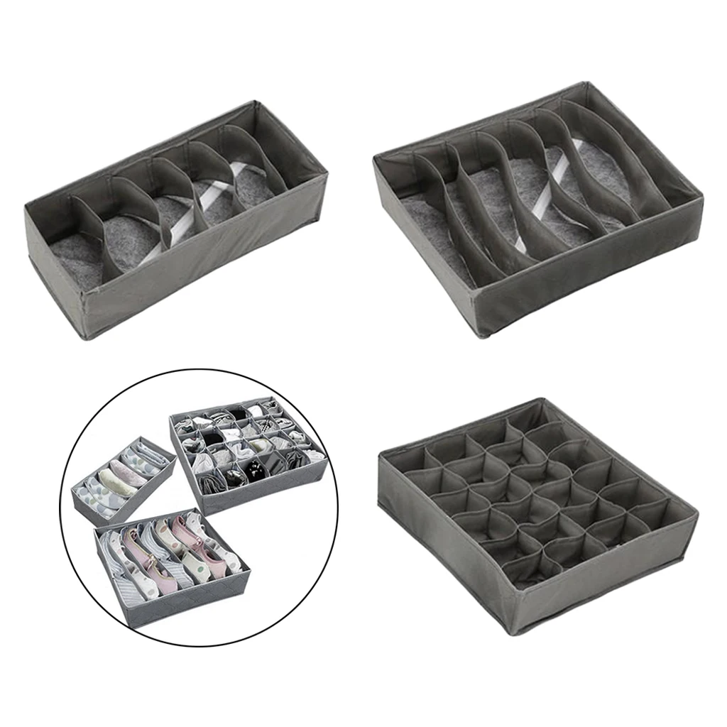 3 шт./компл. нижнее белье Органайзер утепленная делитель туалетный столик из