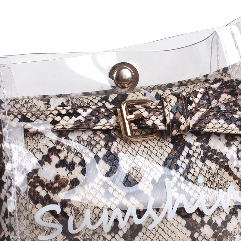 Женская прозрачная сумка элегантная через плечо 2019 | Багаж и сумки