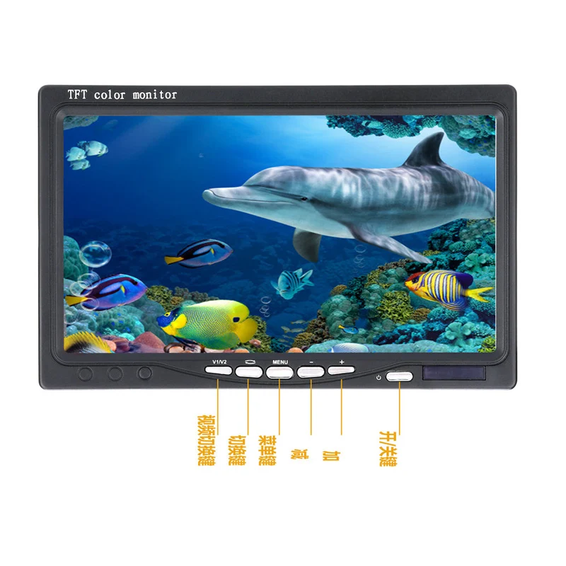 Купить Видеокамера для подводной рыбалки с поворотом на 360 градусов, 7 дюймов, 20 м