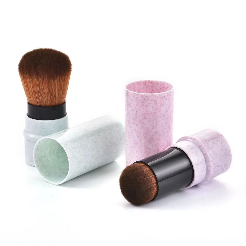 

1Pcs New Mini Professional Blush Loose Power Foundation Portable Makeup Brush Travel Cosmetic Tools Retractable Face Brushes