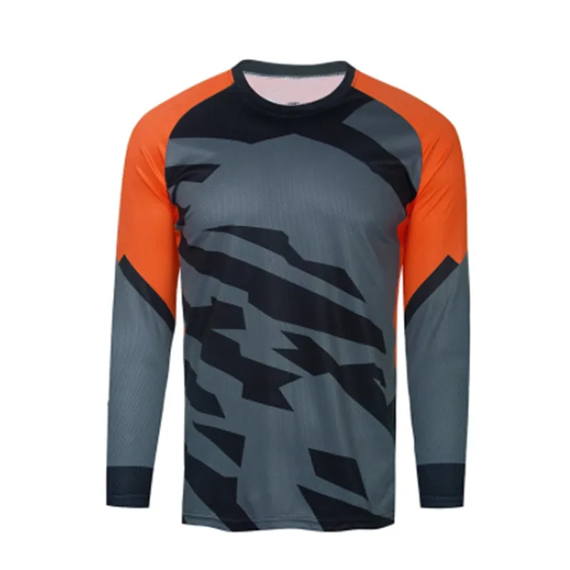 

Latest Downhill Jerseys Mountain Bike Shirts MTB Clothing Cross Country Off Road Cycling Wear Long Sleeve Bicycle Tops For Men
