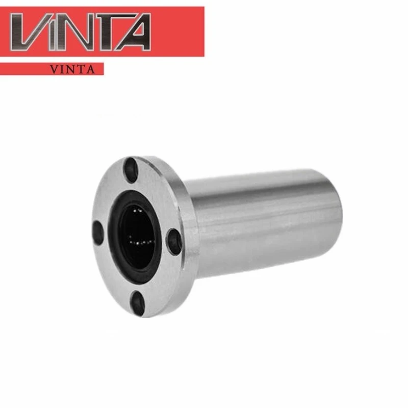 Удлиненный Круглый фланцевый линейный подшипник 1 шт./лот LMF6 8 10 12 13 16 20 25 30 35 40 50LUU