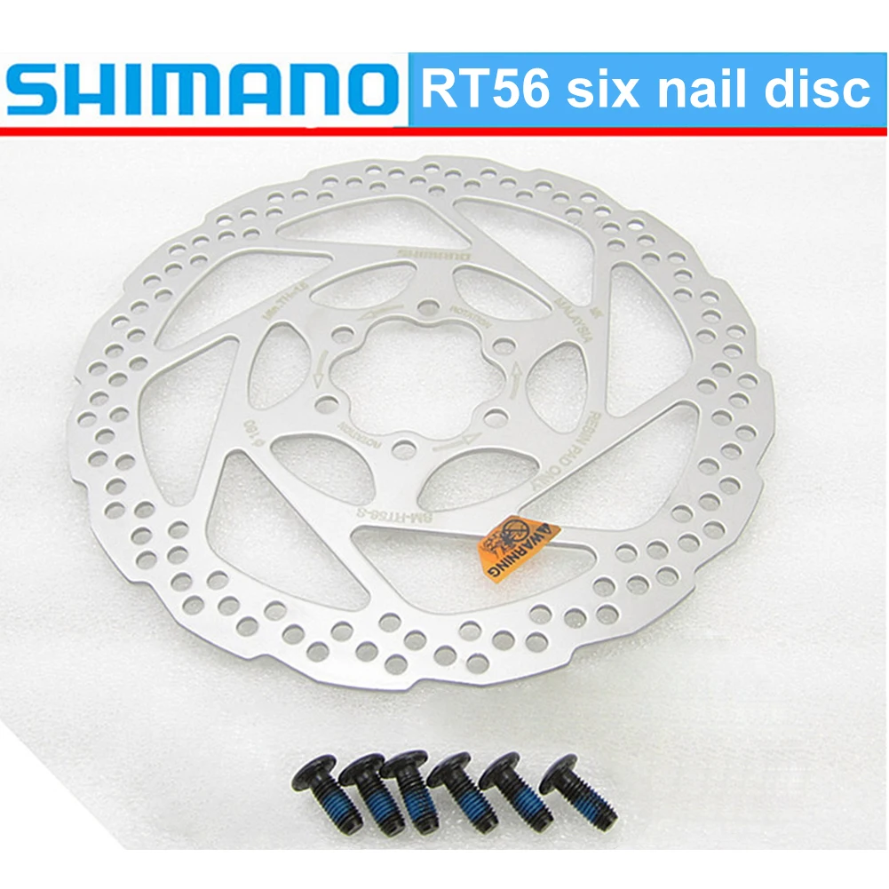 Shimano DEORE SM-RT56 Brake Disc 6 Bolt Mountain Bikes Disc M610 RT56 M6000 Brake Disc Brake Rotor For Mountain bike accessories