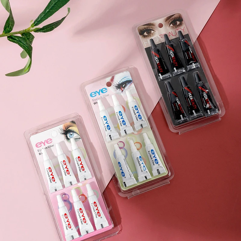 

6 шт./компл. Практичный Водонепроницаемый клей для макияжа ресниц для наращивания накладных ресниц