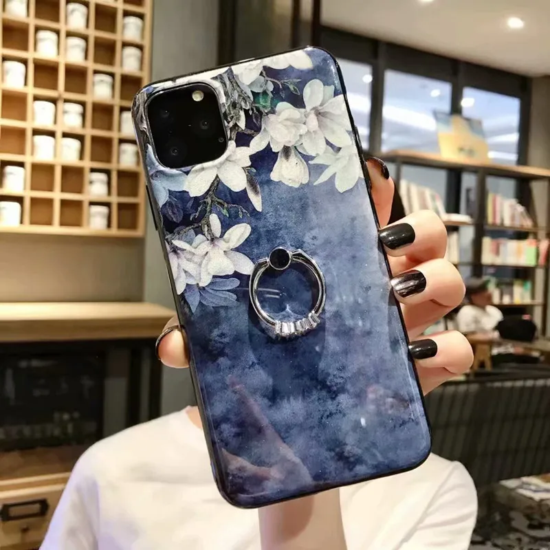 Чехол для VIVO X27 Pro V15 V11 S1 V11i силиконовая задняя крышка из ТПУ с блестками и цветами